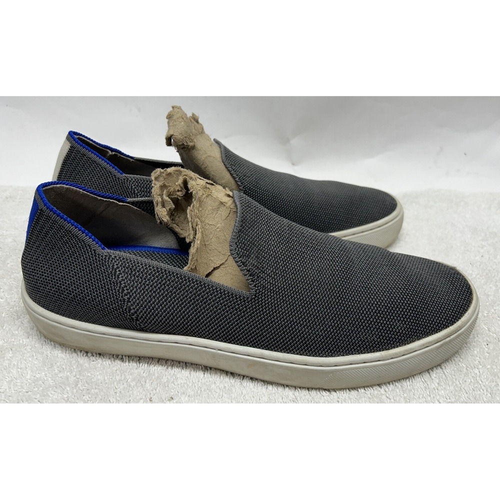 Rothy's Womens Size 8.5 Gray The Original Slip On Sneaker Shoes - Picture 4 of 8